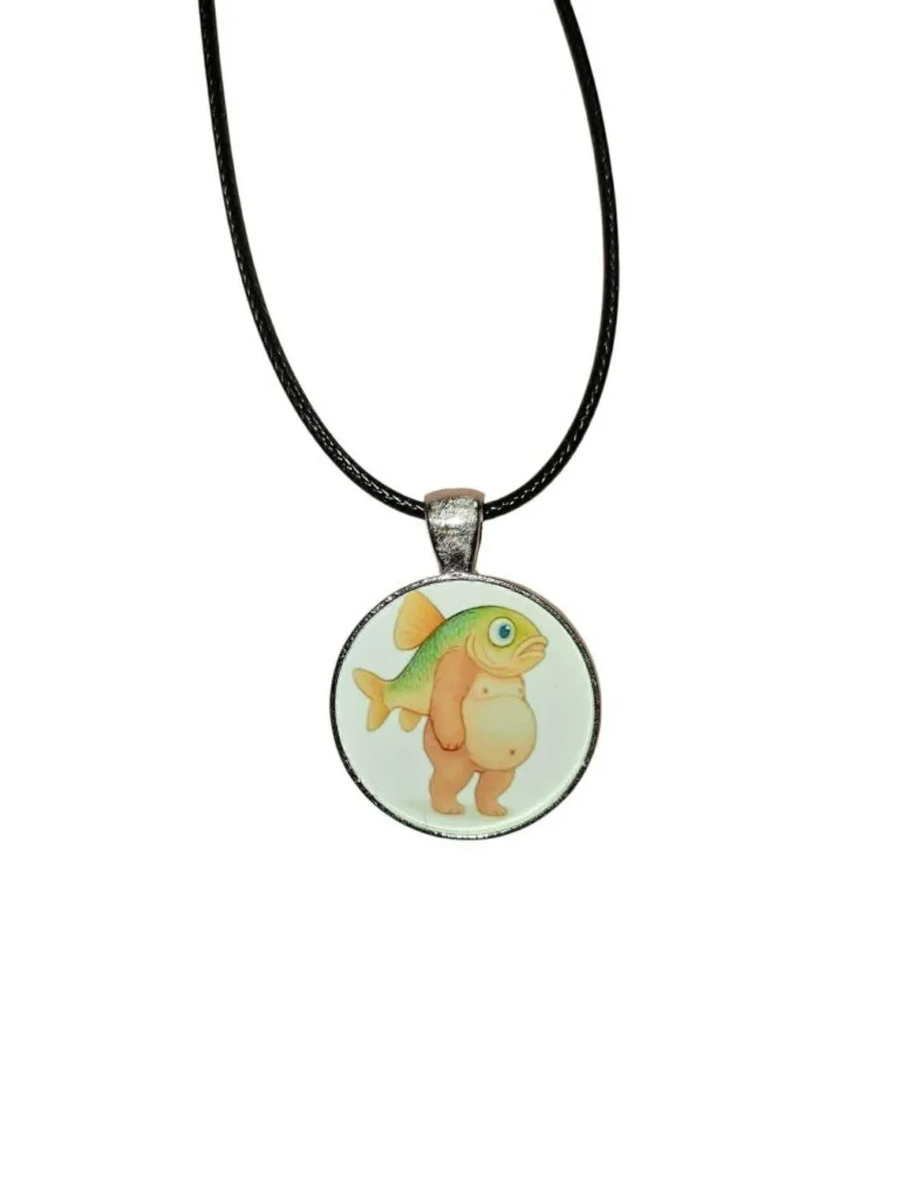 brainrot pendant handmade necklace